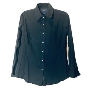 FACONNABLE. Button down black shirt size 10. Used excellent condition.
